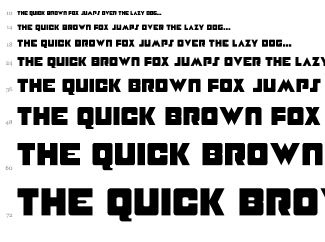 Happy Talk font waterfall